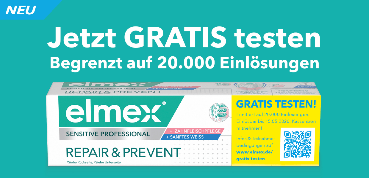 elmex® SENSITIVE PROFESSIONAL Zahncreme [gratis testen, Geld zurück!]